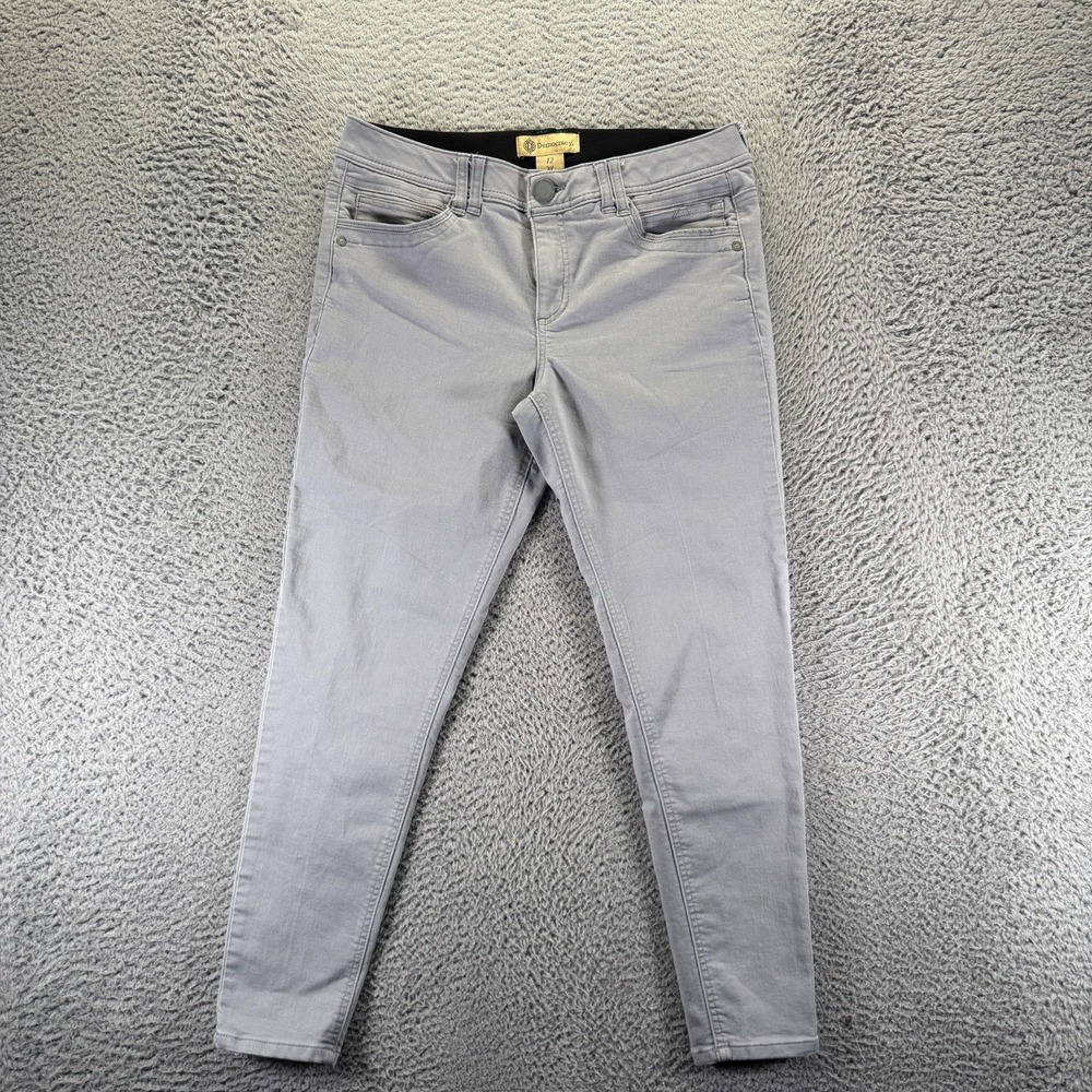 Democracy Ab Solution Jeans Women's‎ 12 Gary Cotton Denim Tapered Ankle Stretch
